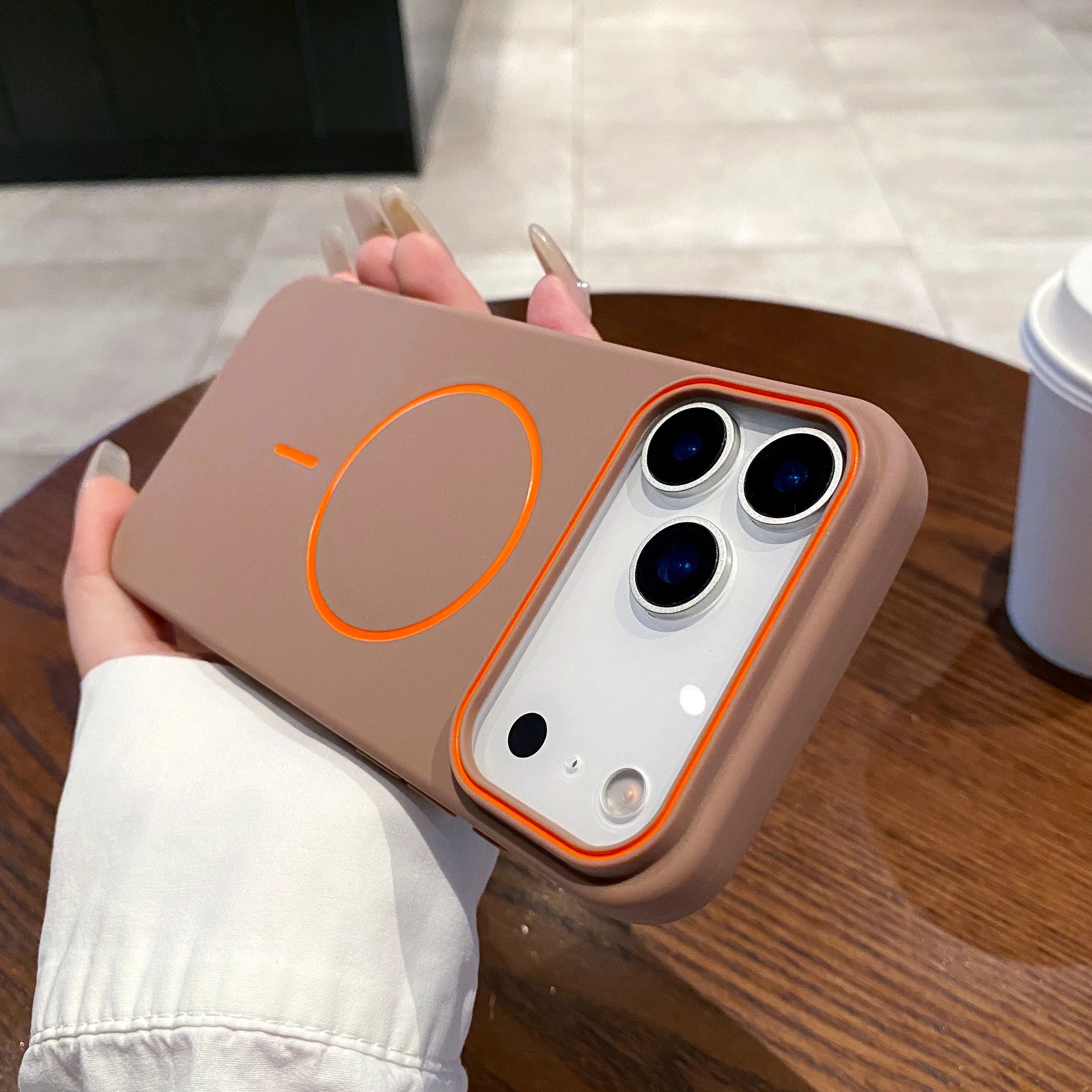 Magnetic iPhone Case - Ultra Thin Matte Cover for iPhone 11-17 Pro Max