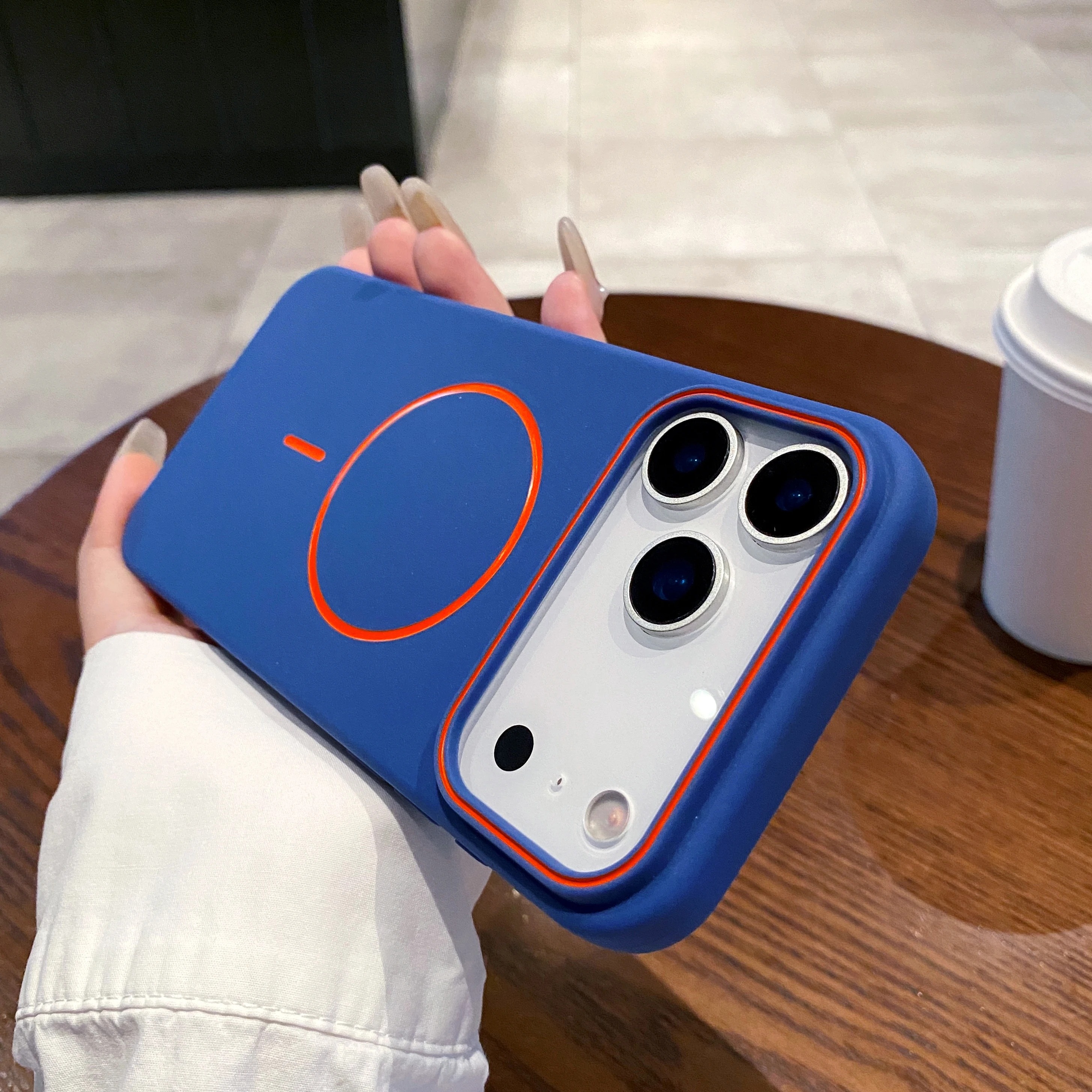 Magnetic iPhone Case - Ultra Thin Matte Cover for iPhone 11-17 Pro Max