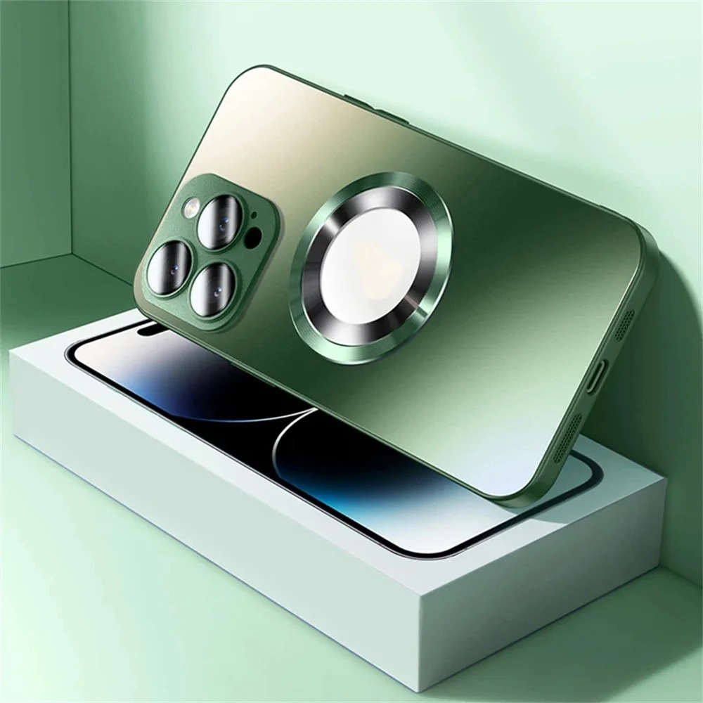 AG Frosted Glass Magnetic iPhone Case - MagSafe Compatible (iPhone 11-16 Pro Max)