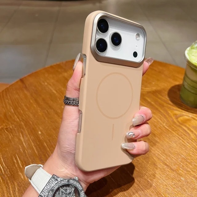 Luxury Matte MagSafe iPhone Case, Magnetic PC Frame for iPhone 11/12/13/14/15/16 Plus & 17 Pro Max | Slim Protective Cover with Strong Magnetic Align