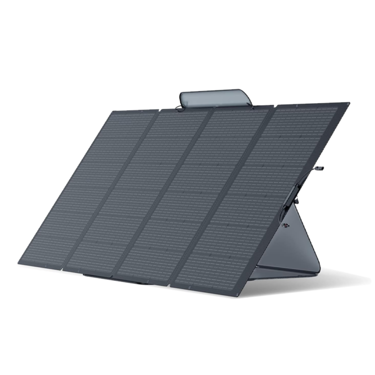 Ecoflow 400W Portable High-Efficiency Solar Panel| Up to 23% High Conversion Rate, Durable & Lightweight, Adjustable Angle Kickstand Case, Waterproof IP68 for Outdoor Adventures