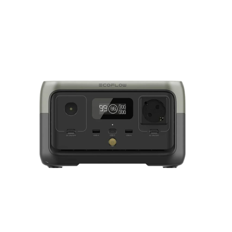 EcoFlow 300W River 2 Portable Power Station| 256Wh LiFeP04 Battery/ 1hr Fast Charging, X-Boost Up to 600W, Solar Generator (Panel Not Inc.) for Outdoor Camping/RVs [RIVER 2]