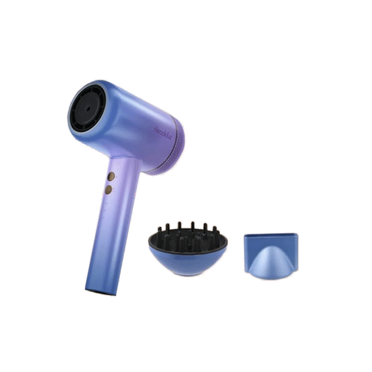 Decakila 1800W 3-Speed Super Speed Hair Dryer| Magnetic Double Nozzles, 4 Heat Settings, Fast Drying [KEHS024Z]