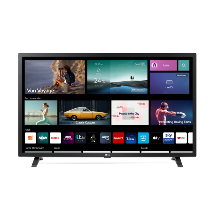 LG 32″ LQ63 AI Smart HD TV | WebOS, Active HDR, 20W [32LQ600BPTA]