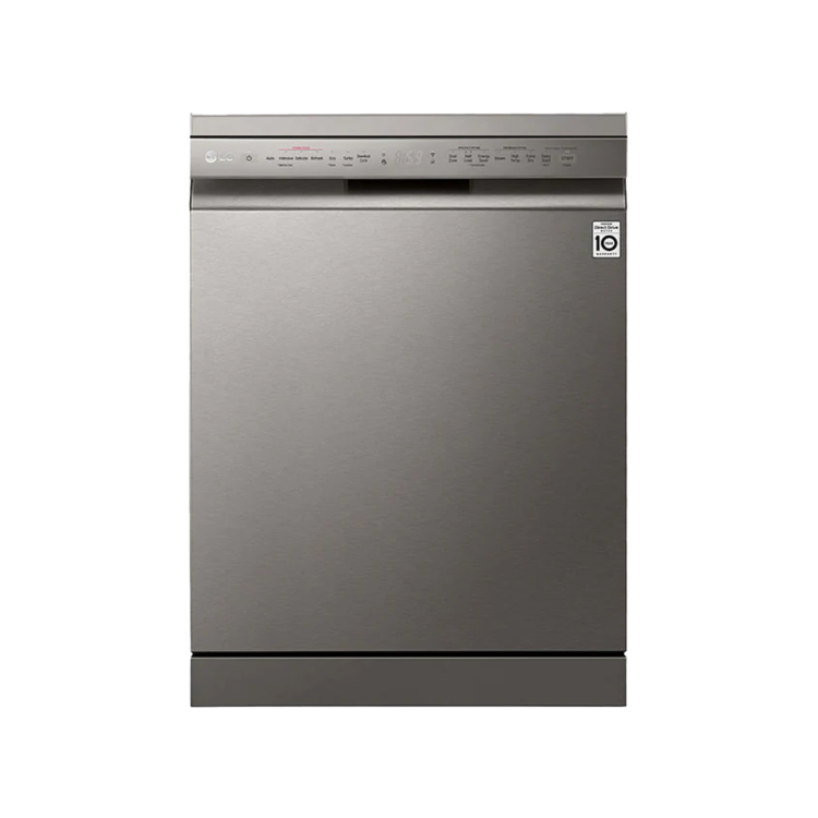 LG 14 Place Settings Free Standing Steam Dishwasher | QuadWash™, Inverter DD [DFB425FP]