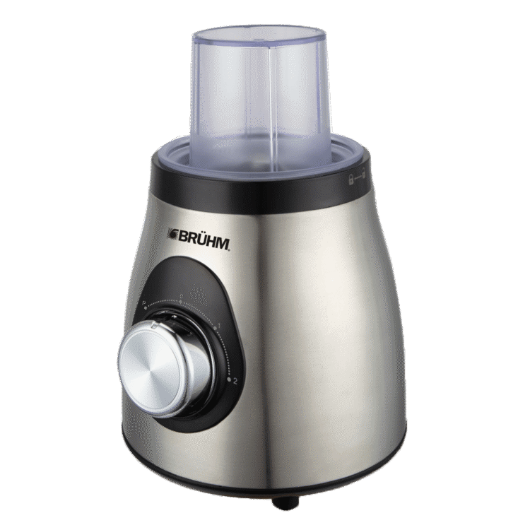Bruhm 500W 2-in-1 Stainless Steel Jar Blender w/ Unbreakable Jar| 1.5L, Full Copper Motor [BBP-15500PSM]