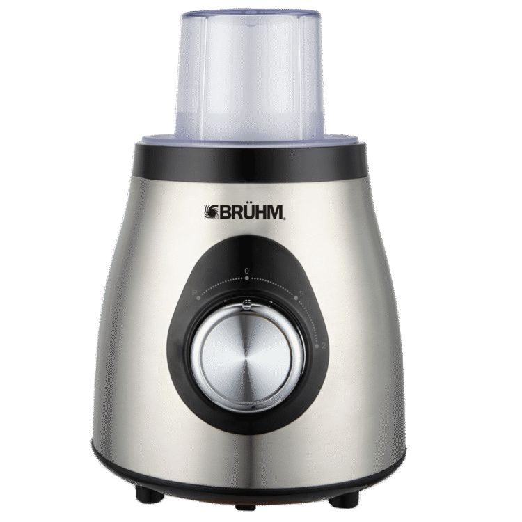 Bruhm 500W 2-in-1 Stainless Steel Jar Blender w/ Unbreakable Jar| 1.5L, Full Copper Motor [BBP-15500PSM]
