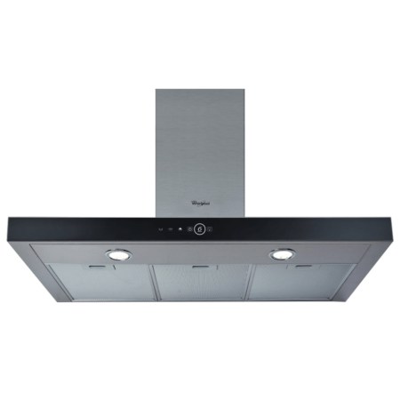 Whirlpool 90cm Chimney Cooker Hood w/ Black Panel| Touch Control [AKR 759/1 IX]